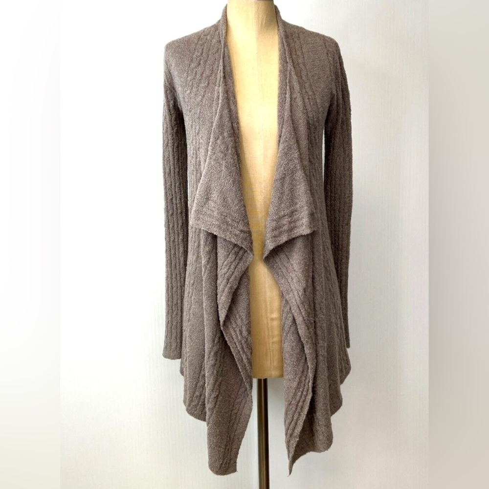 Barefoot Dreams Cardigan Women Medium Cozychic Lite Bamboo Drape Sweater